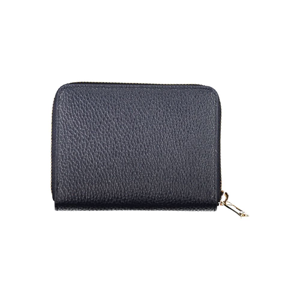 Tommy Hilfiger Blue Faux Leather Women's Wallet