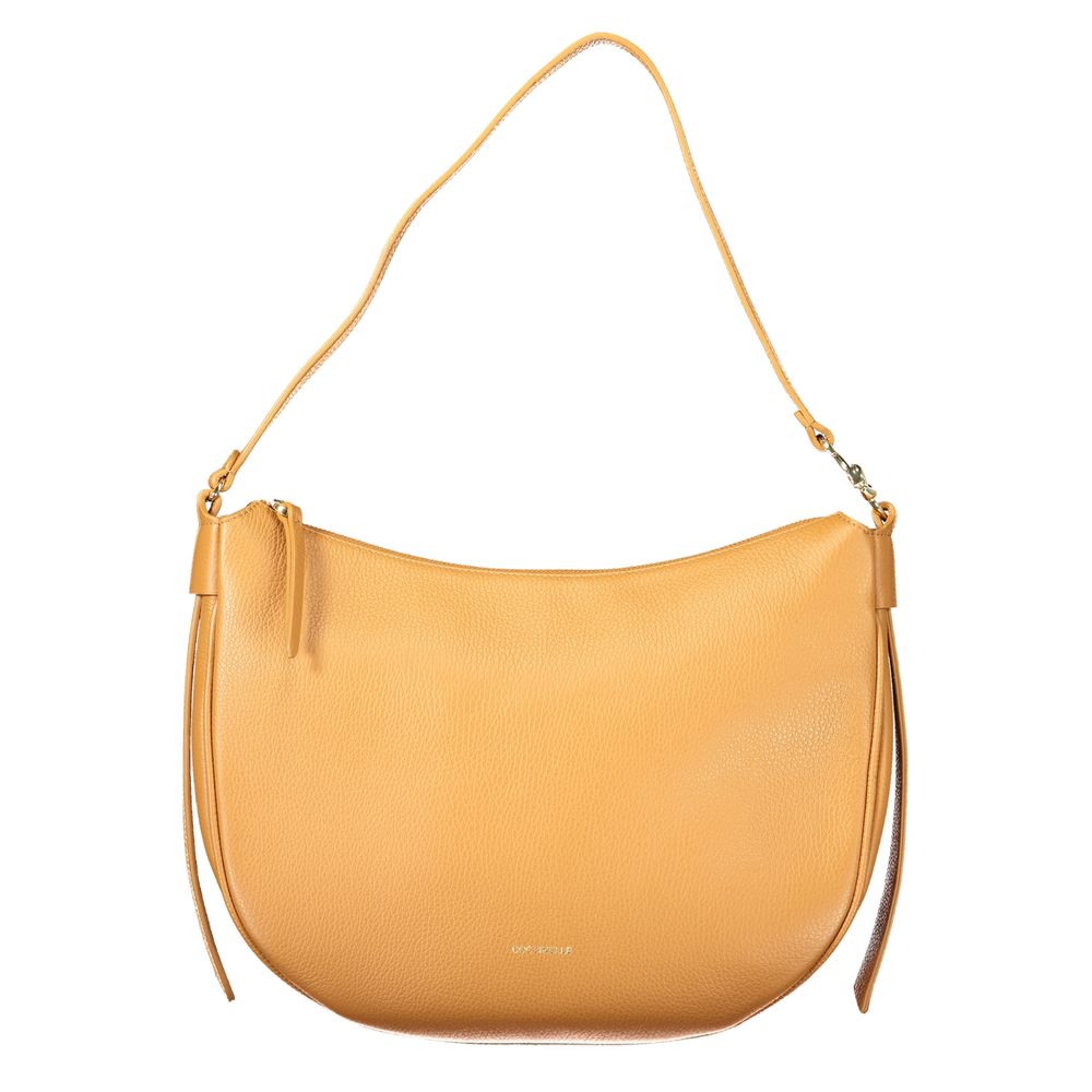 Coccinelle Brown Leather Handbag - Timeless Elegance Redefined