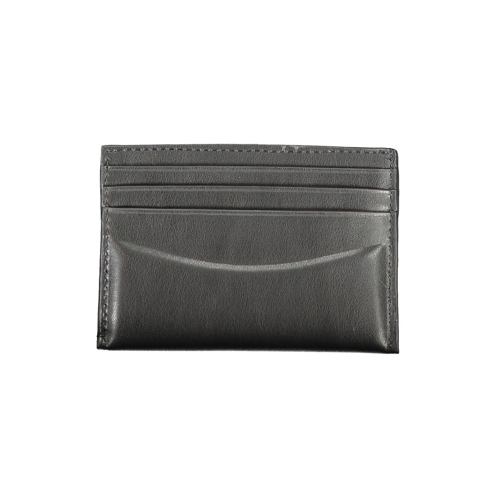 Calvin Klein Black Leather Wallet - Sleek Card Holder