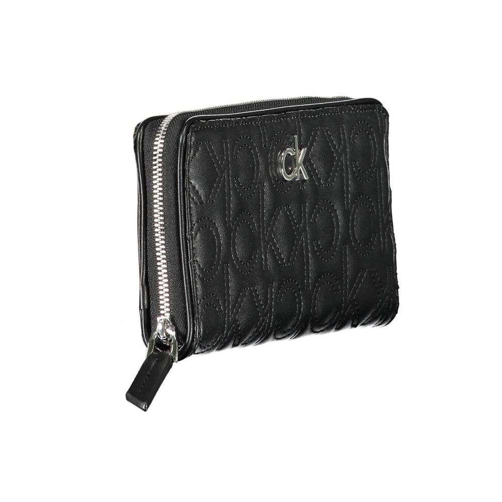 Calvin Klein Black Faux Leather Wallet for Women