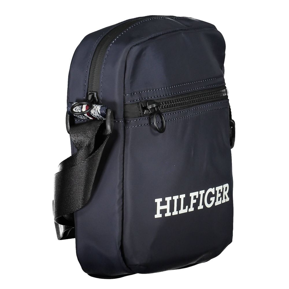 Tommy Hilfiger Blue Polyester Men's Shoulder Bag