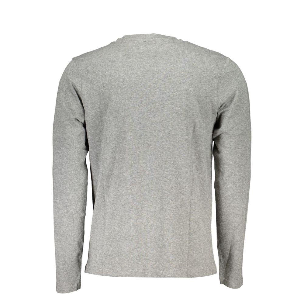 North Sails Men's Long Sleeve Gray Cotton T-Shirt