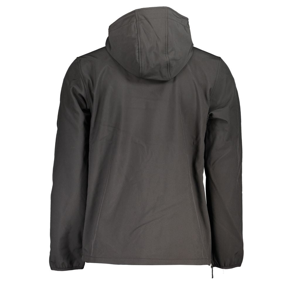Norway 1963 Black Men's Soft Shell Hooded Jacket