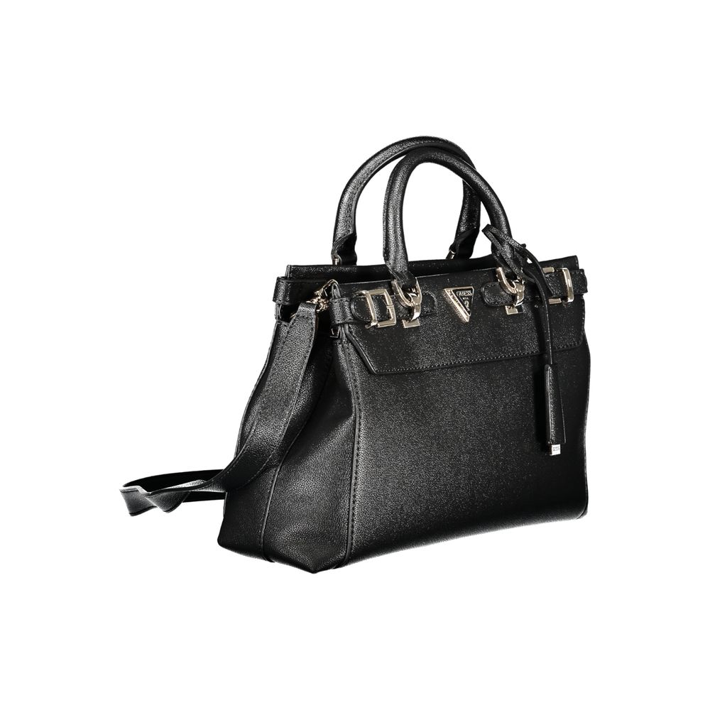 Guess Jeans Black Faux Leather Eco Ali Handbag
