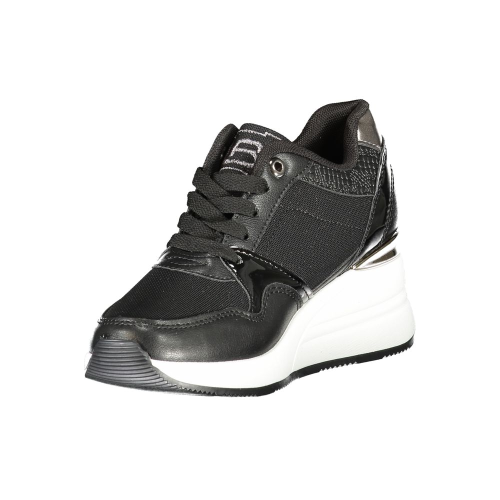 Laura Biagiotti Black Polyester Sneaker - Stylish Sports Footwear
