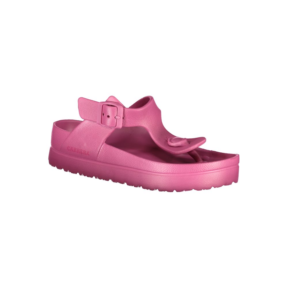 Carrera Pink Polyethylene Sandal with Ankle Buckle