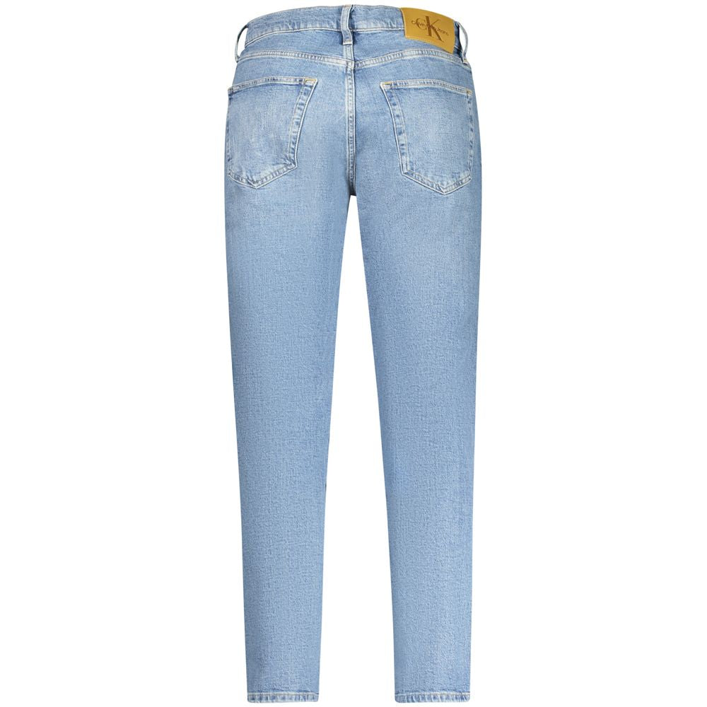 Calvin Klein Blue Cotton Dad Jeans