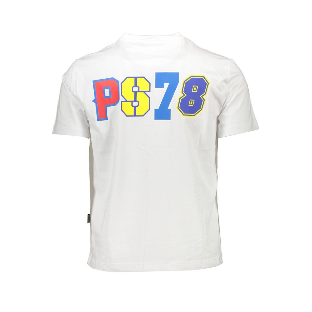 Plein Sport White Cotton Men's T-Shirt - XL