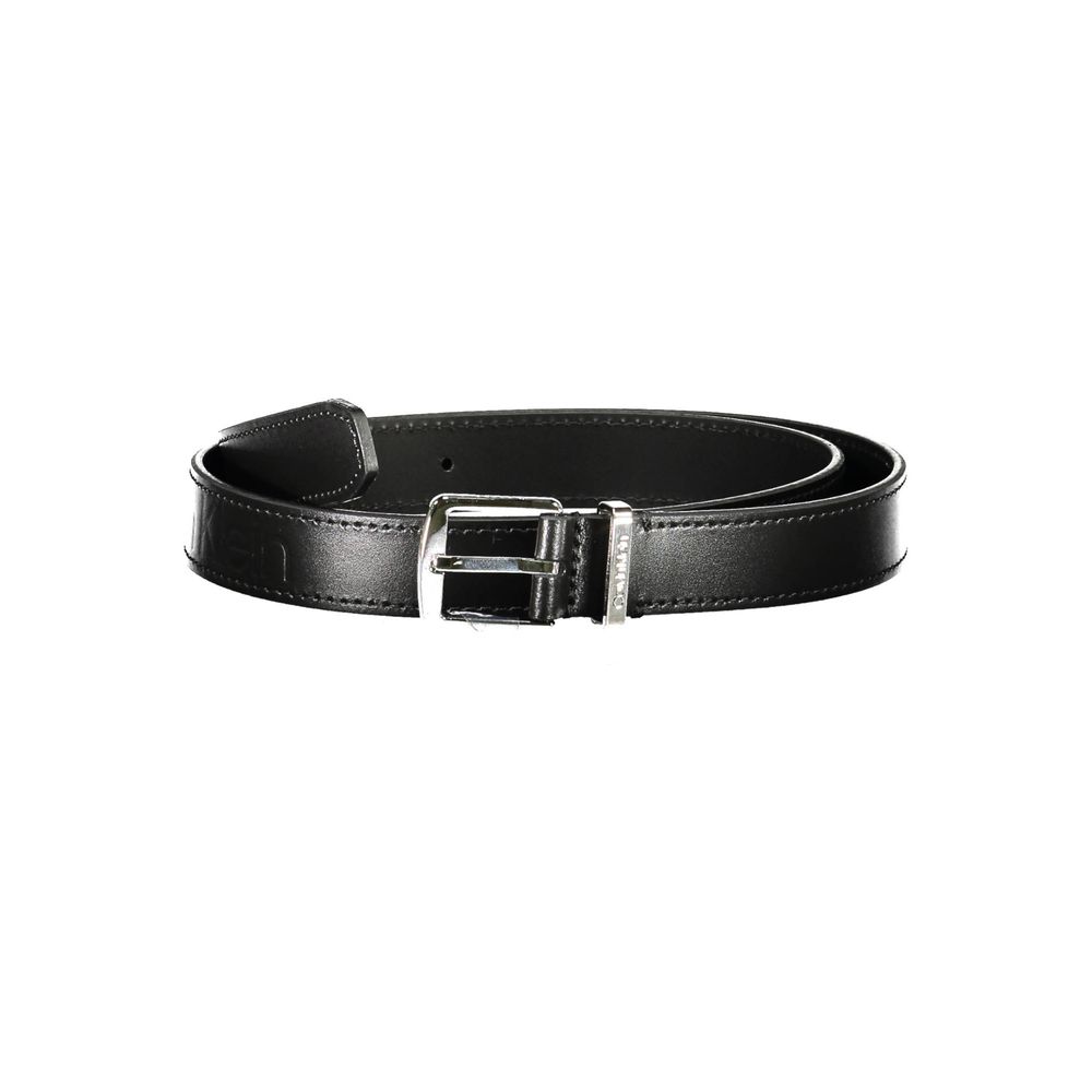 Calvin Klein Black Leather Belt for Women