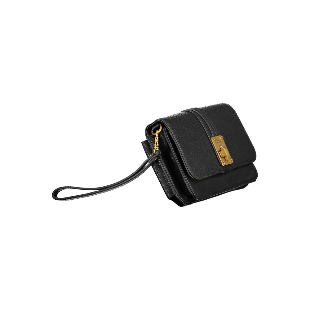 Guess Jeans Black Wallet – Faux Leather, Organised Design