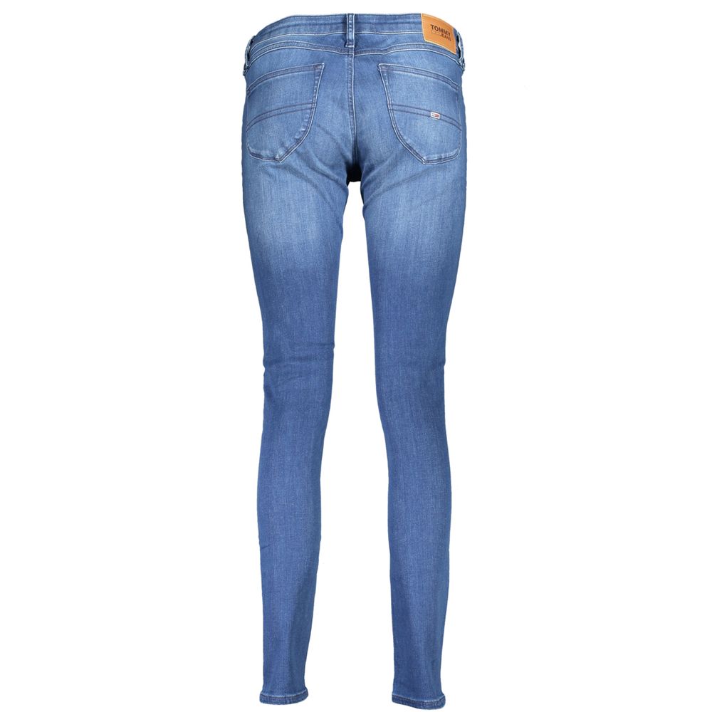 Tommy Hilfiger Blue Cotton Women Jeans - Sylvia Super Skinny