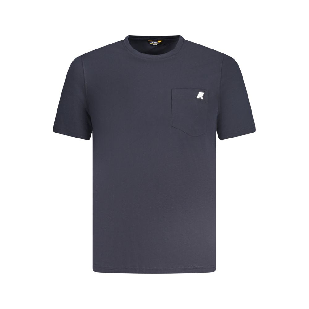 K-WAY Blue Cotton T-Shirt - Stylish Comfort for Everyday Wear