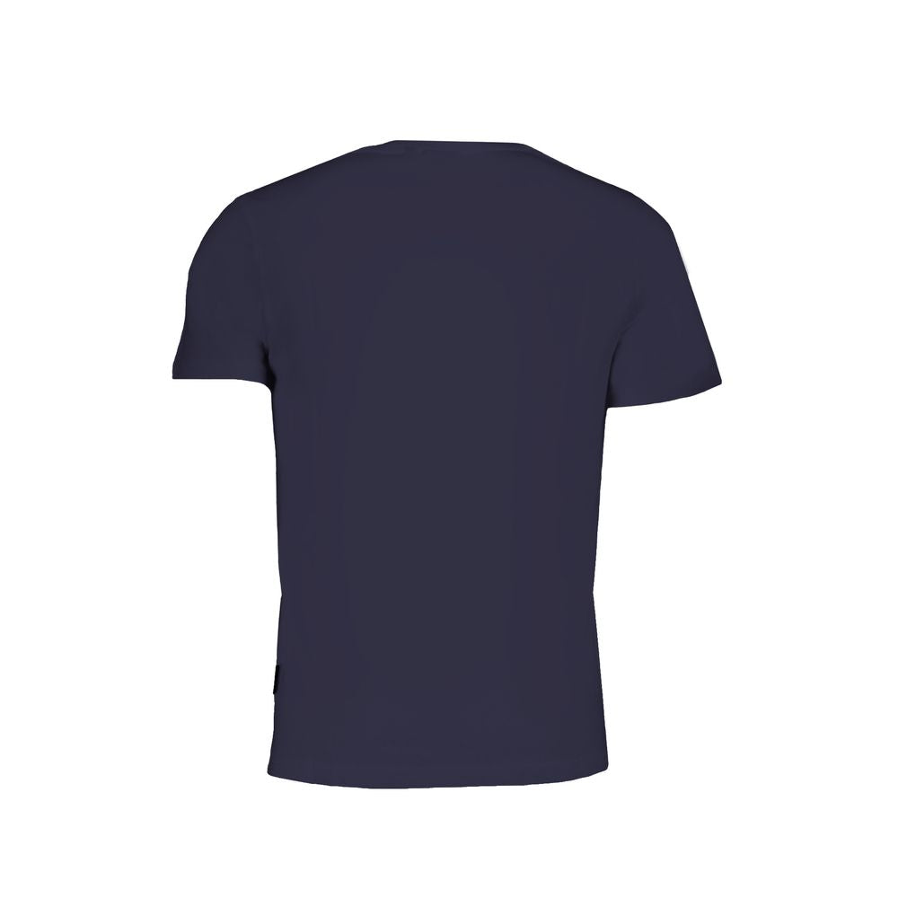 Napapijri Blue Cotton T-Shirt - Stylish and Sustainable