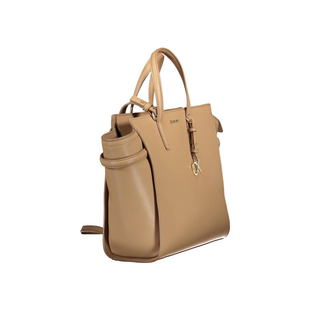 Calvin Klein Beige Women Handbag - Effortless Sophistication