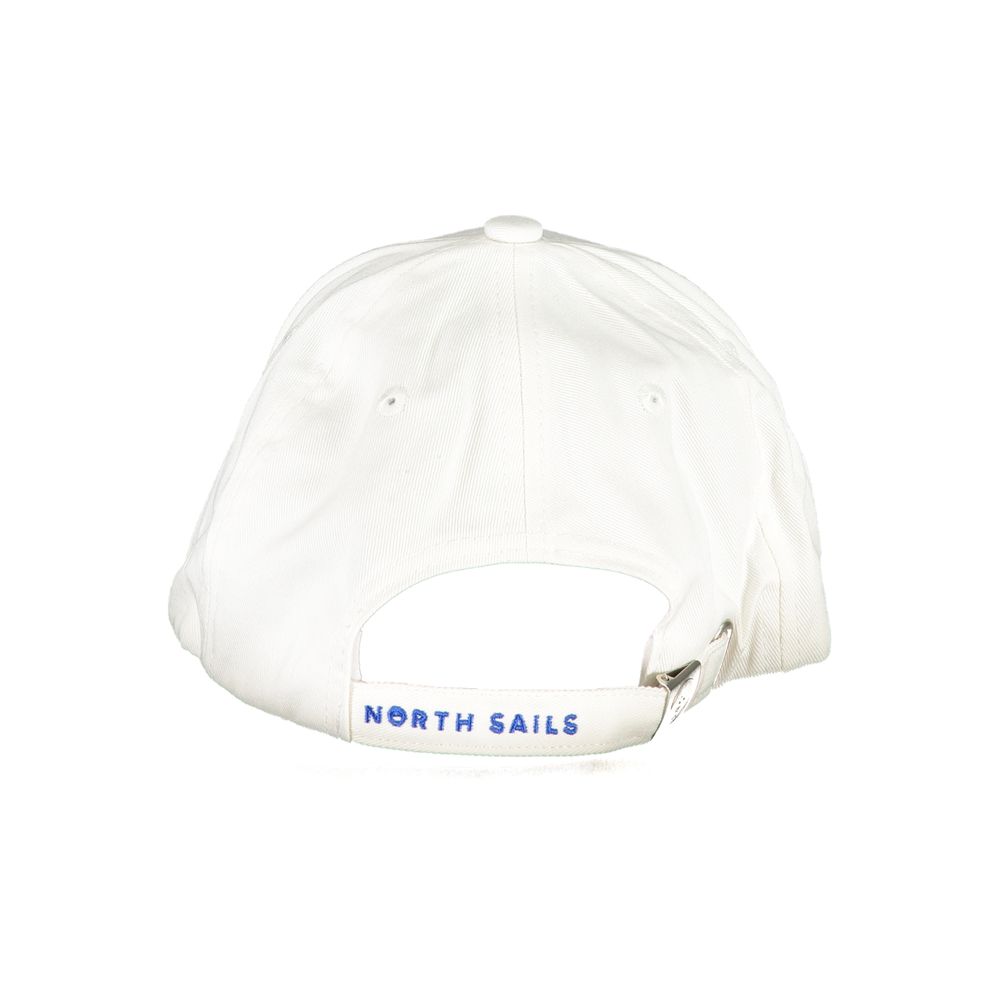 North Sails White Cotton Adjustable Cap
