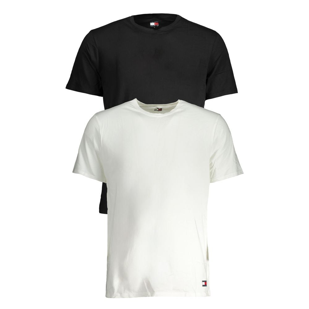 Tommy Hilfiger Black Cotton Underwear Bi-Pack T-Shirt
