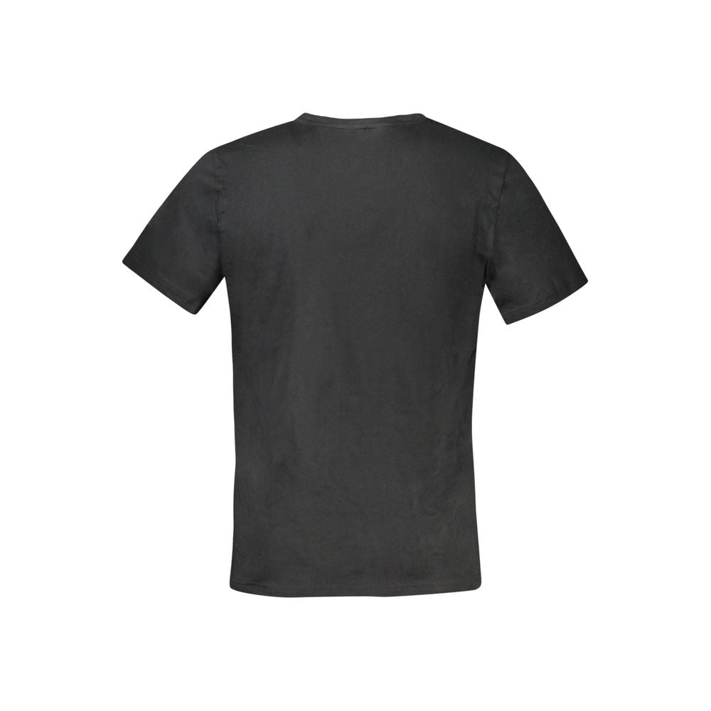 Tommy Hilfiger Black Cotton Men T-Shirt