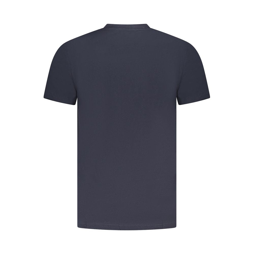 Cavalli Class Blue Cotton Men T-Shirt