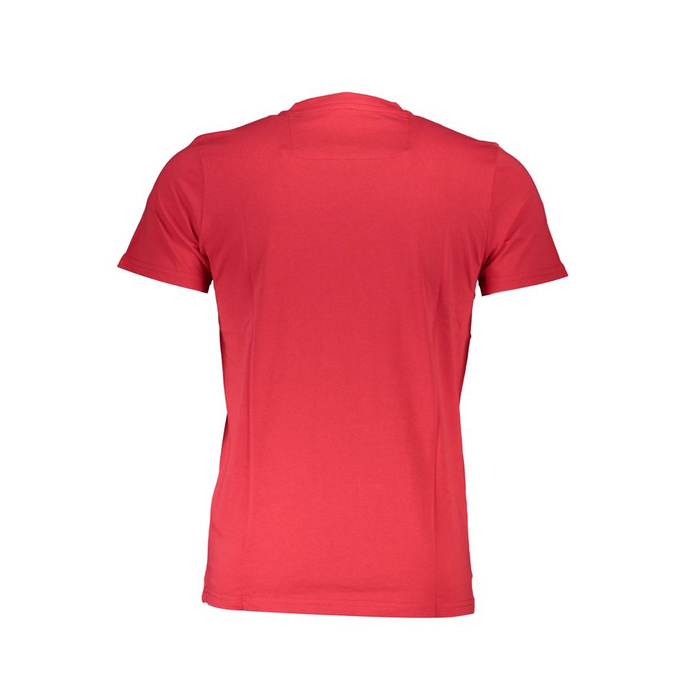 Cavalli Class Red Cotton Men T-Shirt