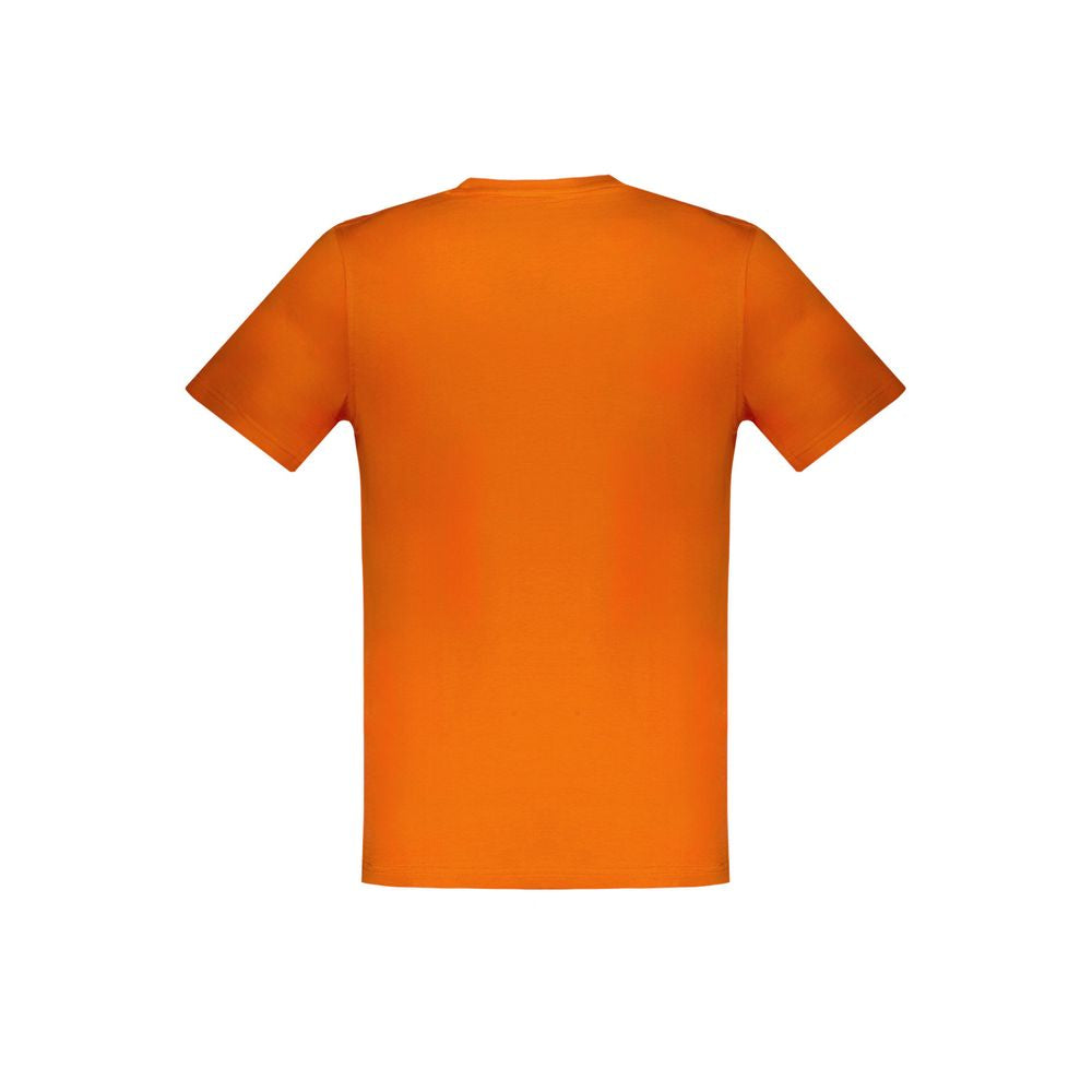 Harmont & Blaine Orange Cotton T-Shirt for Stylish Comfort