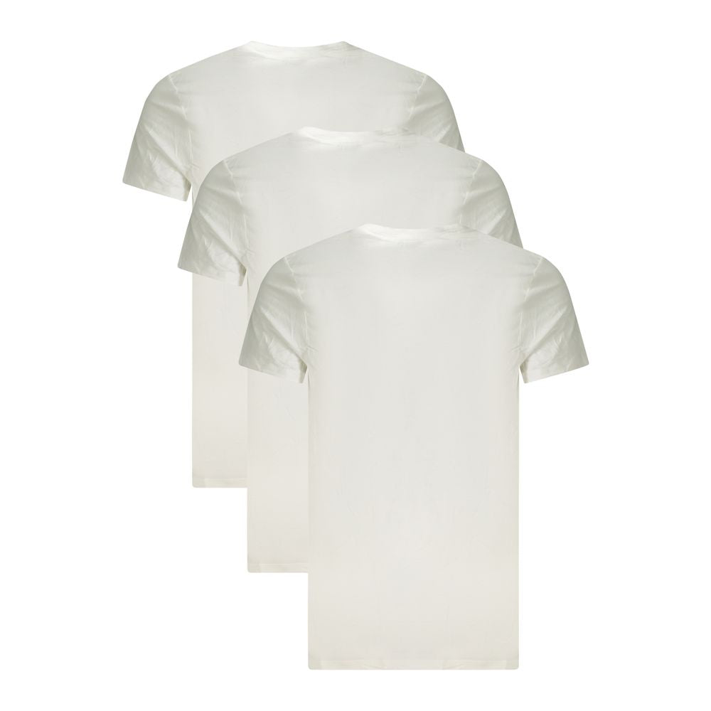 Calvin Klein White Cotton Men T-Shirt Tri-Pack