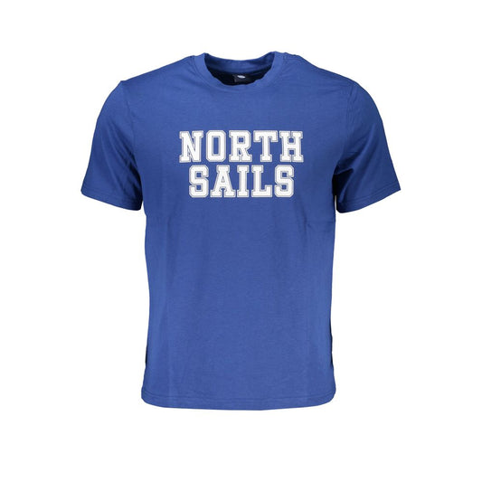 North Sails Blue Cotton T-Shirt - Casual and Comfortable