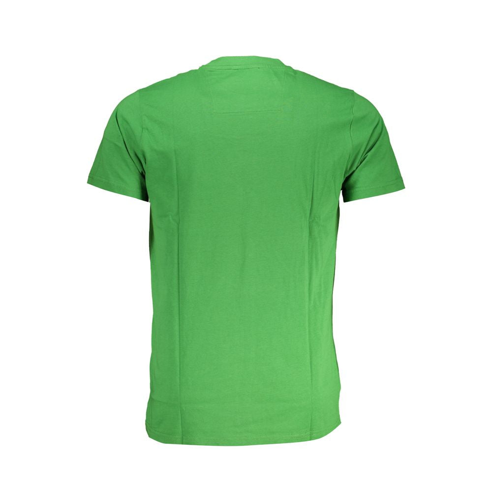 Cavalli Class Green Cotton T-Shirt - Stylish & Comfortable