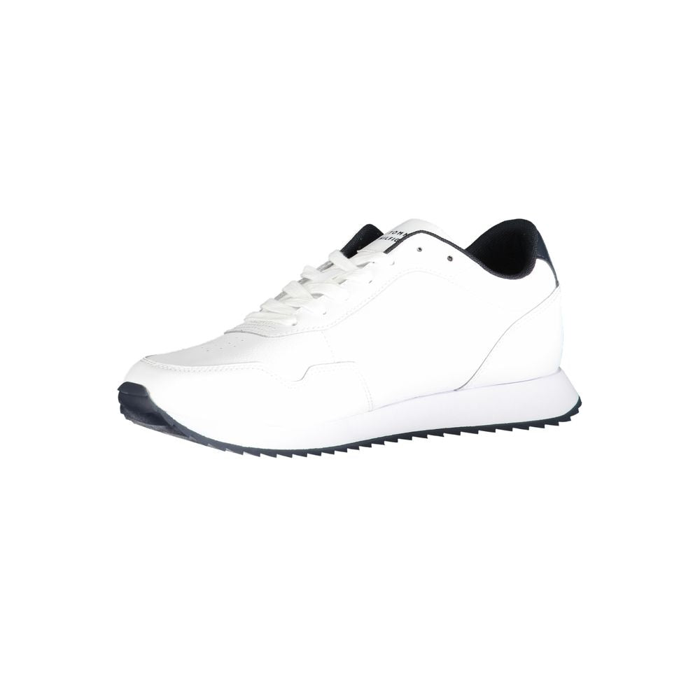 Tommy Hilfiger White Polyester Sneakers