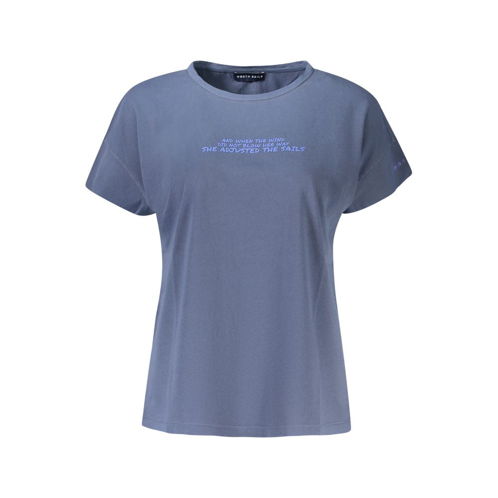 North Sails Blue Cotton Short Sleeve T-Shirt