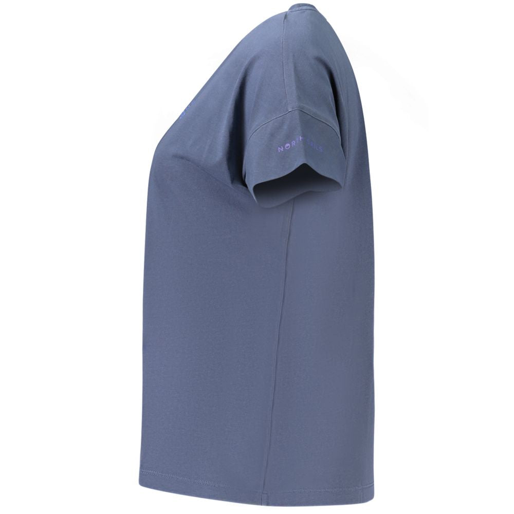North Sails Blue Cotton Short Sleeve T-Shirt