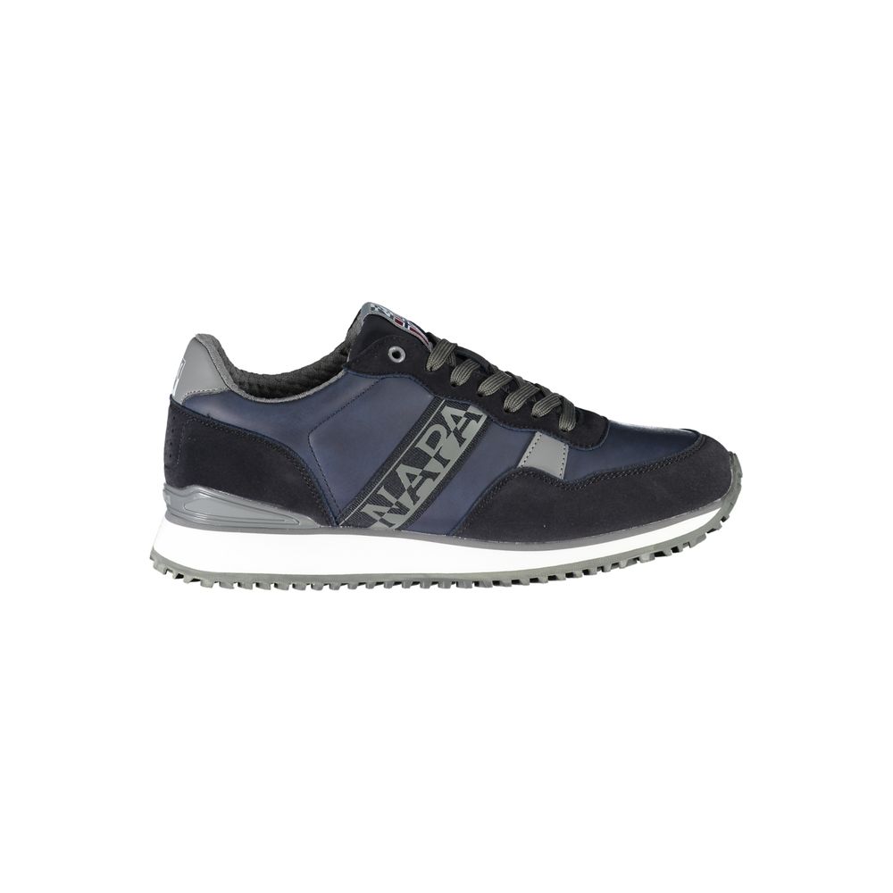 Napapijri Sleek Contrasting Sneakers - Blue Unisex