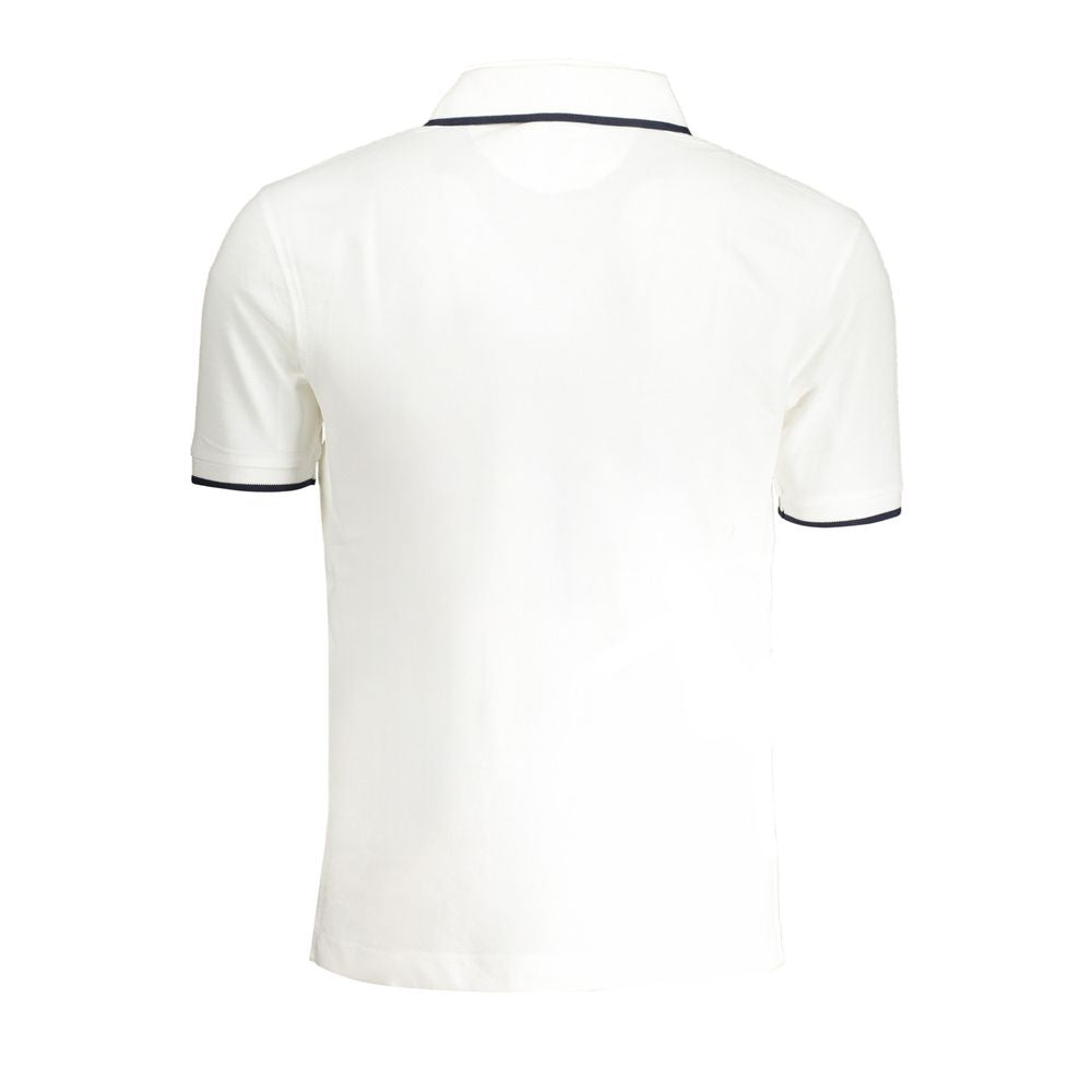 La Martina White Cotton Men Polo Shirt - Classy & Comfortable
