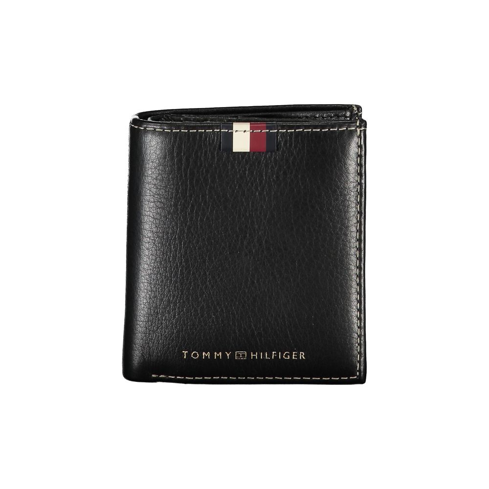 Tommy Hilfiger Black Leather Men’s Wallet