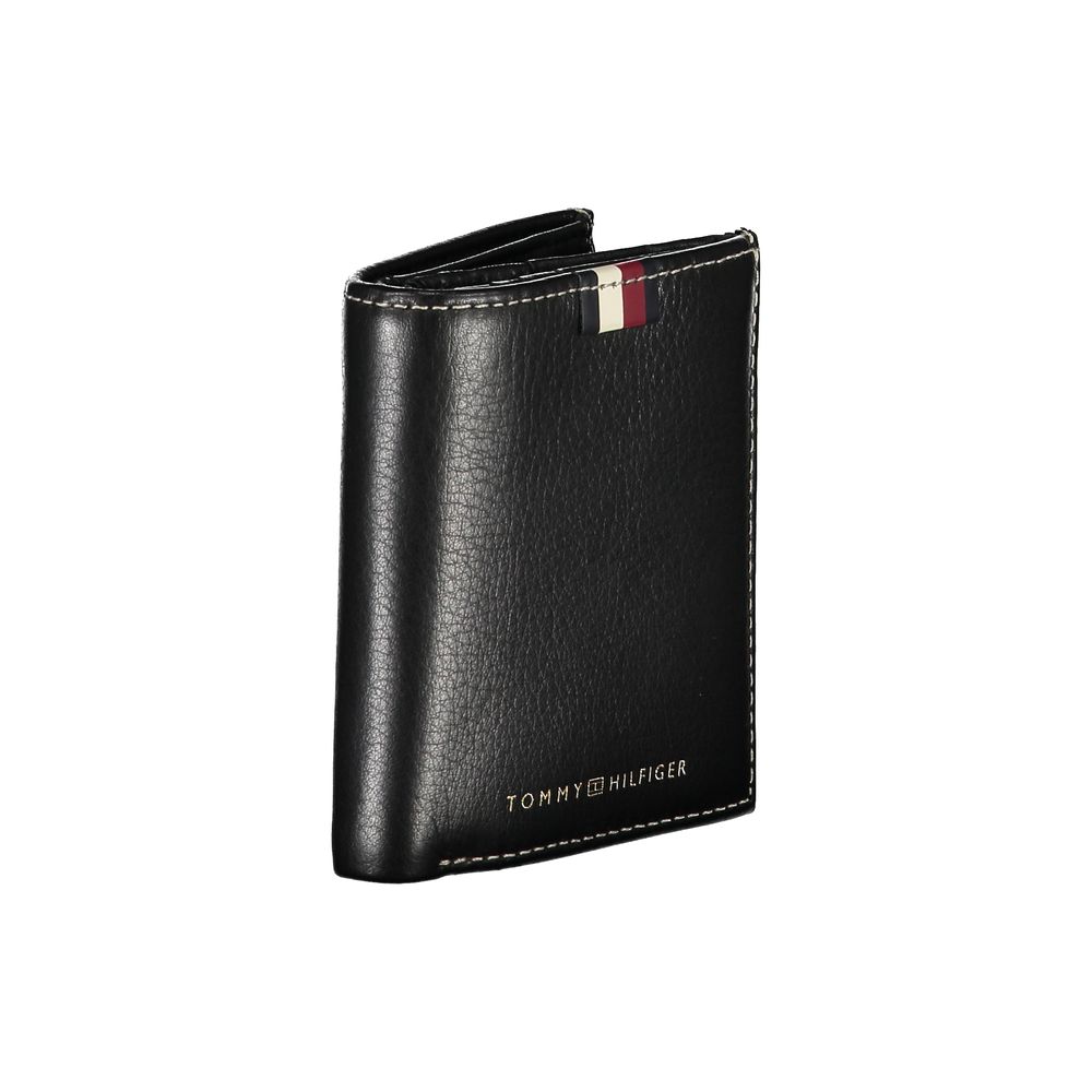 Tommy Hilfiger Black Leather Men’s Wallet