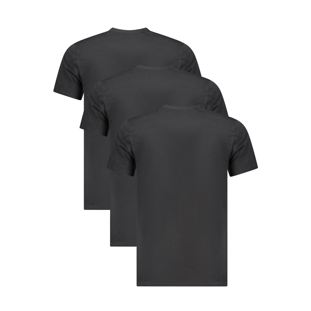 Calvin Klein Black Cotton Men T-Shirt - Tri-Pack