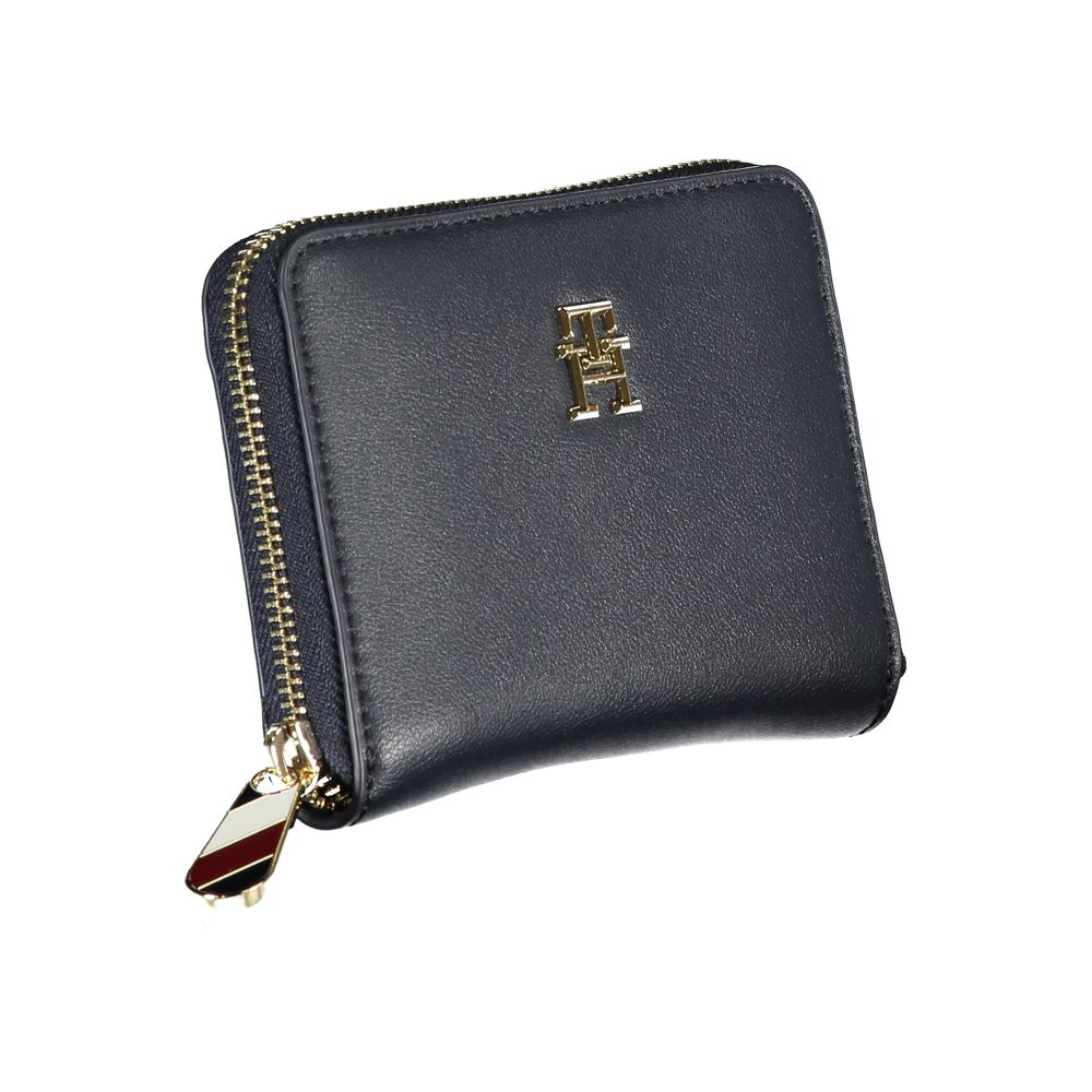Tommy Hilfiger Blue Polyester Wallet - Stylish Convenience