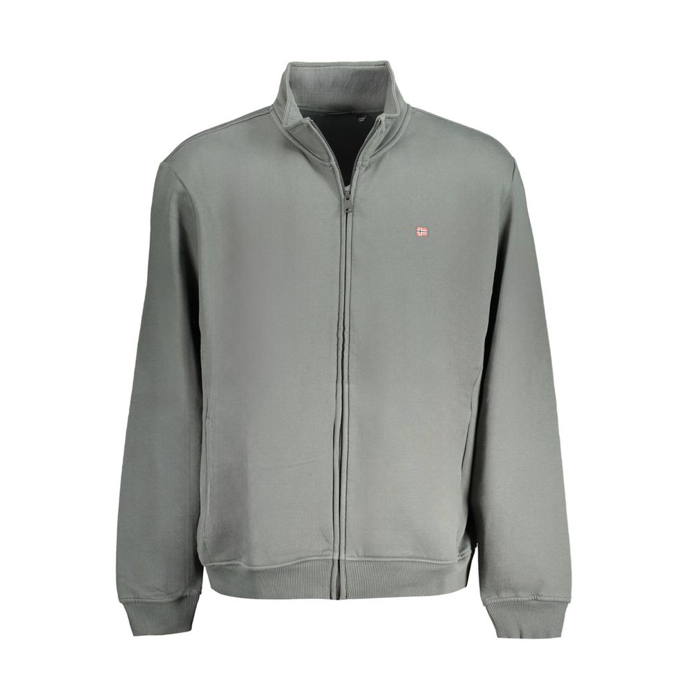 Napapijri Green Cotton Sweater - Long Sleeve Sweatshirt