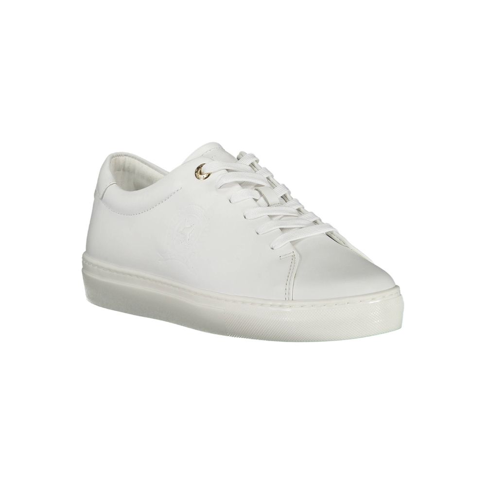 Tommy Hilfiger White Leather Women's Sneaker
