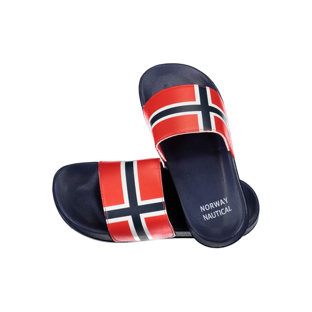Norway 1963 Dark Blue Plastic Men's Pool Slider Sandal