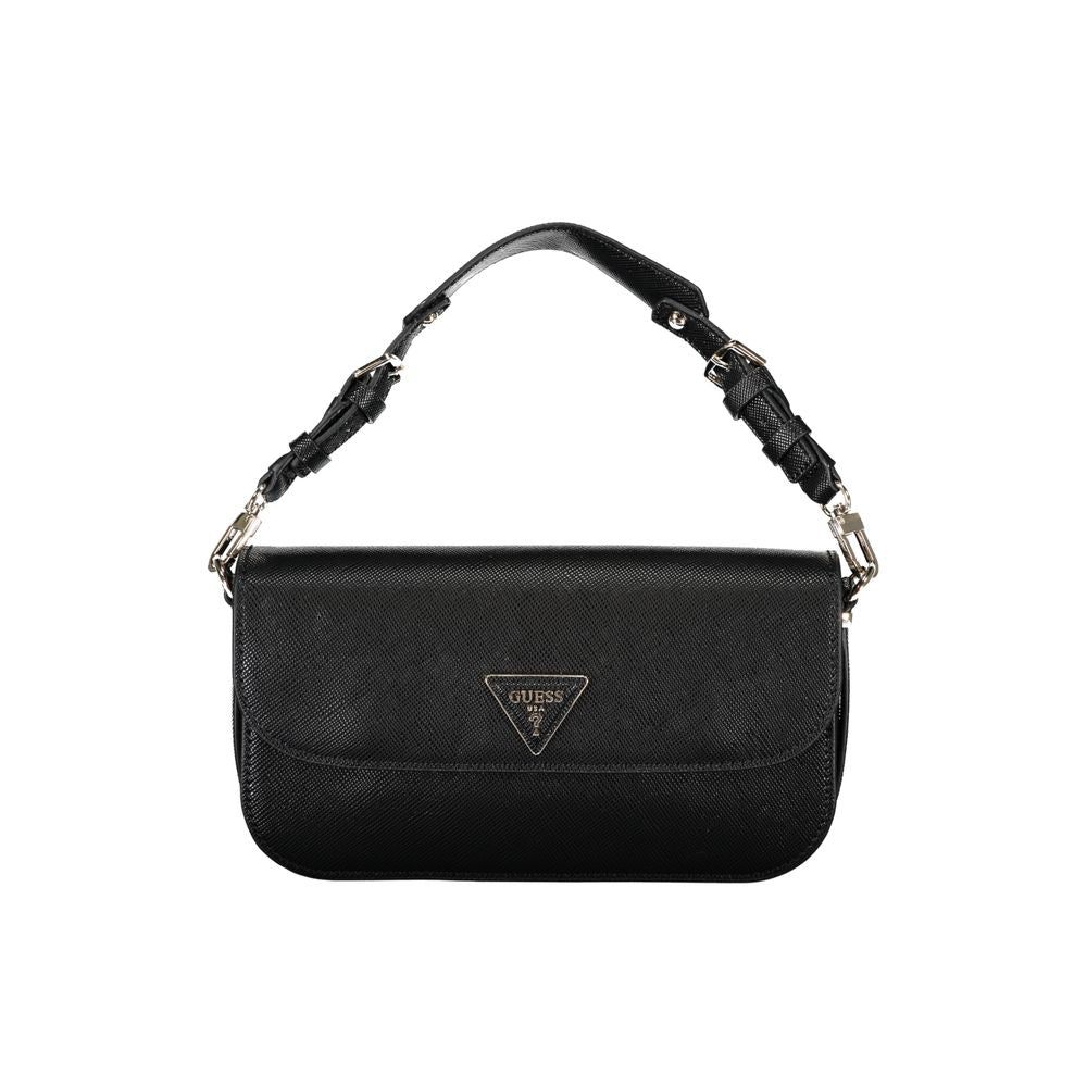 Guess Jeans Black Polyethylene Handbag - Brynlee Bag