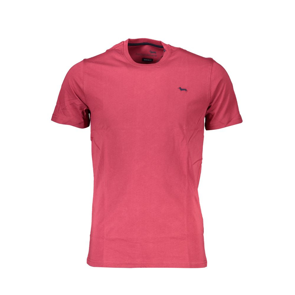 Harmont & Blaine Red Cotton T-Shirt - Elegant Comfort for Every Occasion