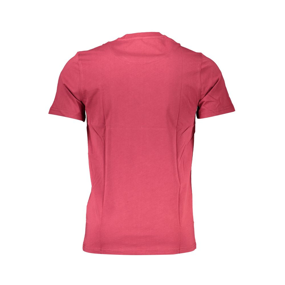 Harmont & Blaine Red Cotton T-Shirt - Elegant Comfort for Every Occasion