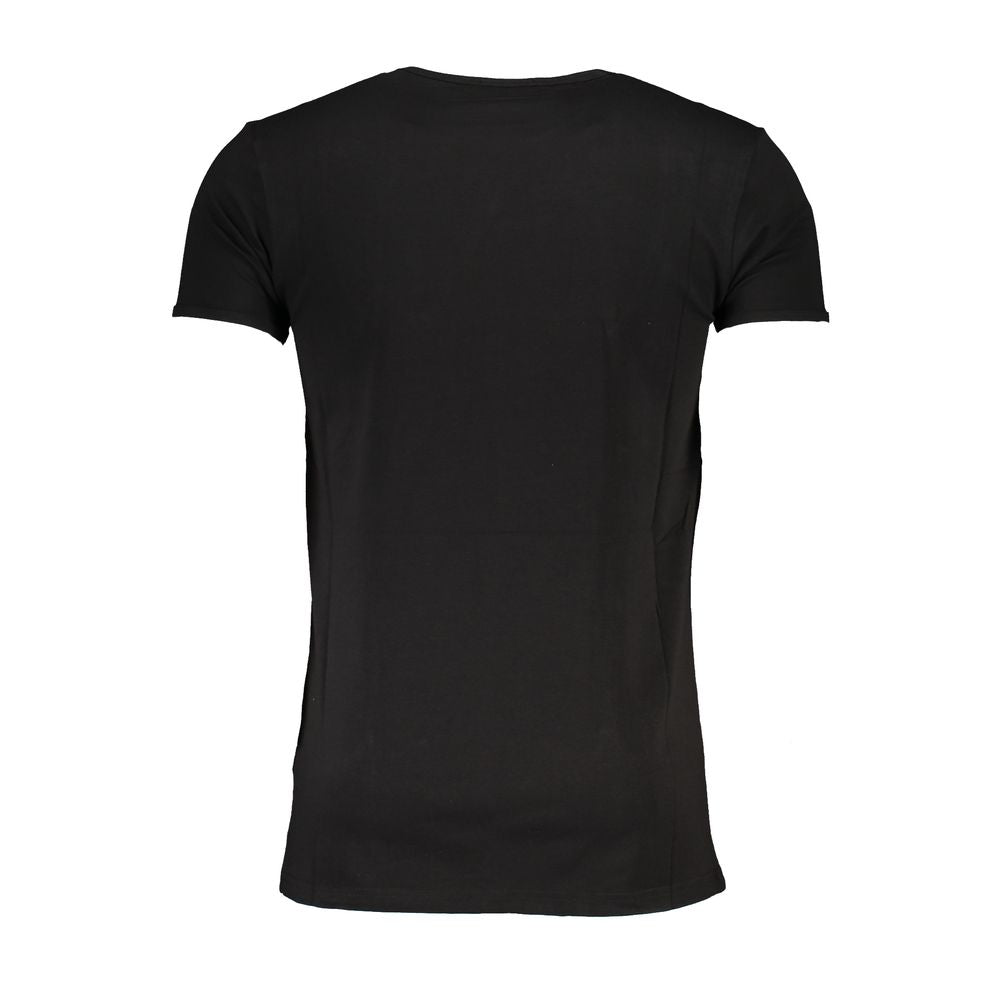 Cavalli Class Black Men's T-Shirt - Statement Style Staple