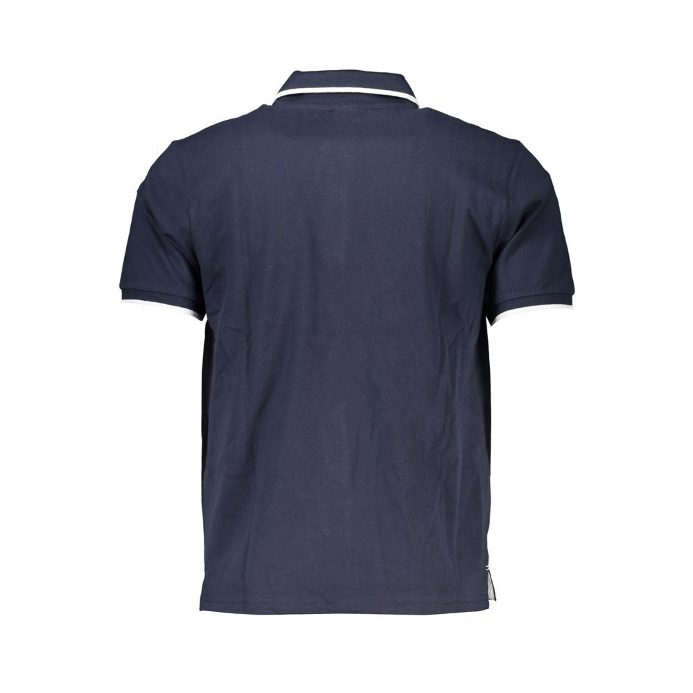 North Sails Blue Cotton Polo Shirt - Effortless Nautical Style