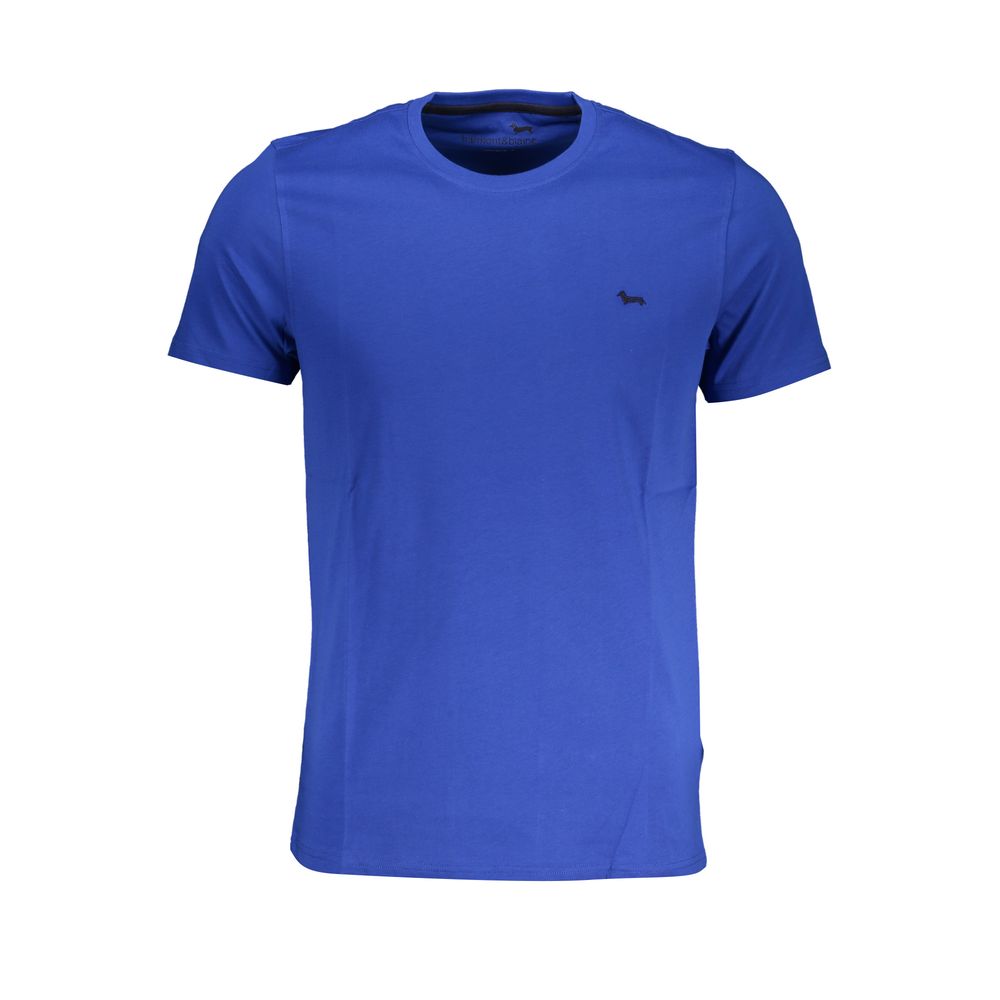 Harmont & Blaine Blue Cotton T-Shirt - Classic Comfort Redefined