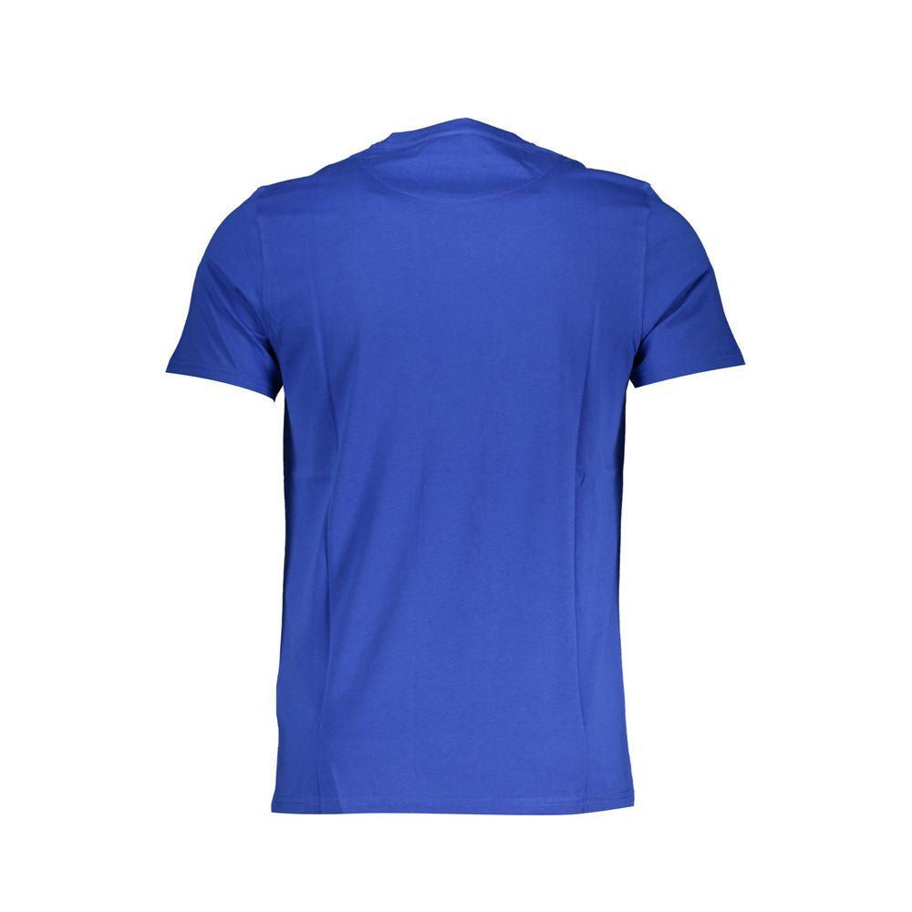 Harmont & Blaine Blue Cotton T-Shirt - Classic Comfort Redefined