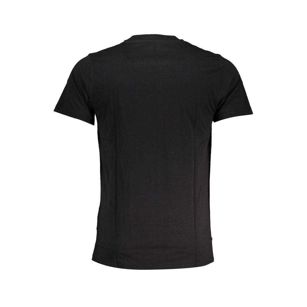 Cavalli Class Black Cotton T-Shirt - Bold Statement Piece