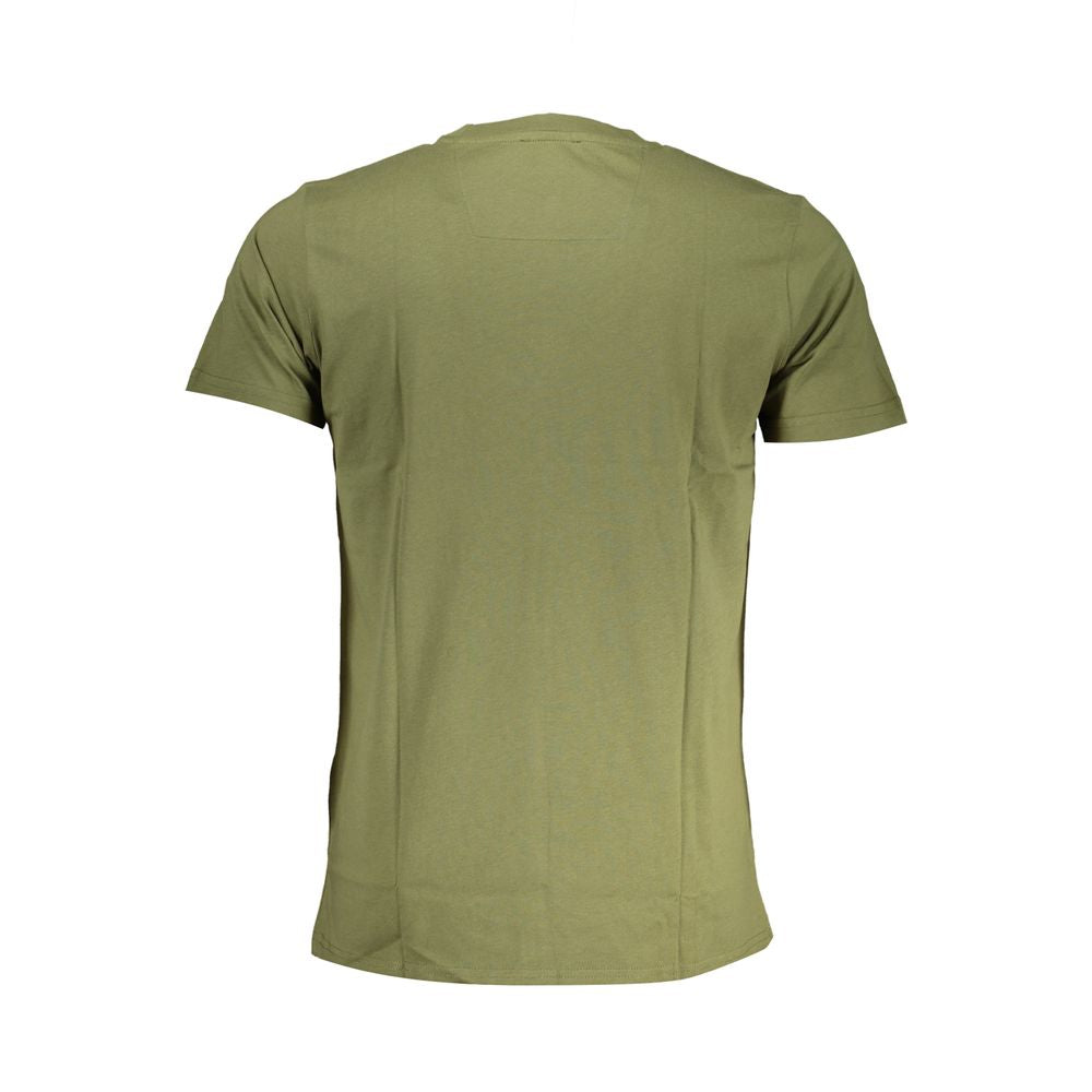 Cavalli Class Green Cotton T-Shirt - Stylish Comfort for Every Occasion