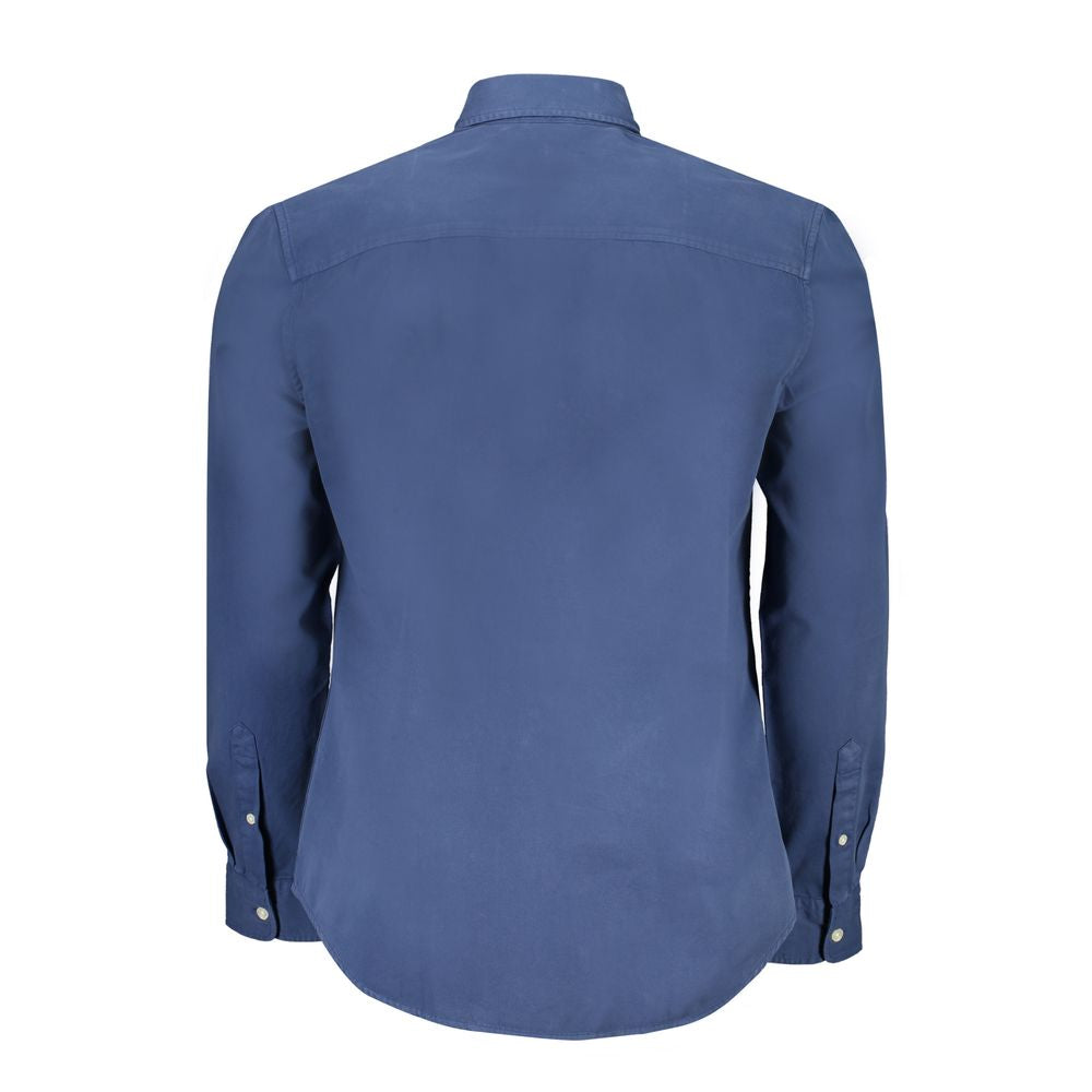 North Sails Blue Cotton Shirt - Classic Comfort Meets Modern Style