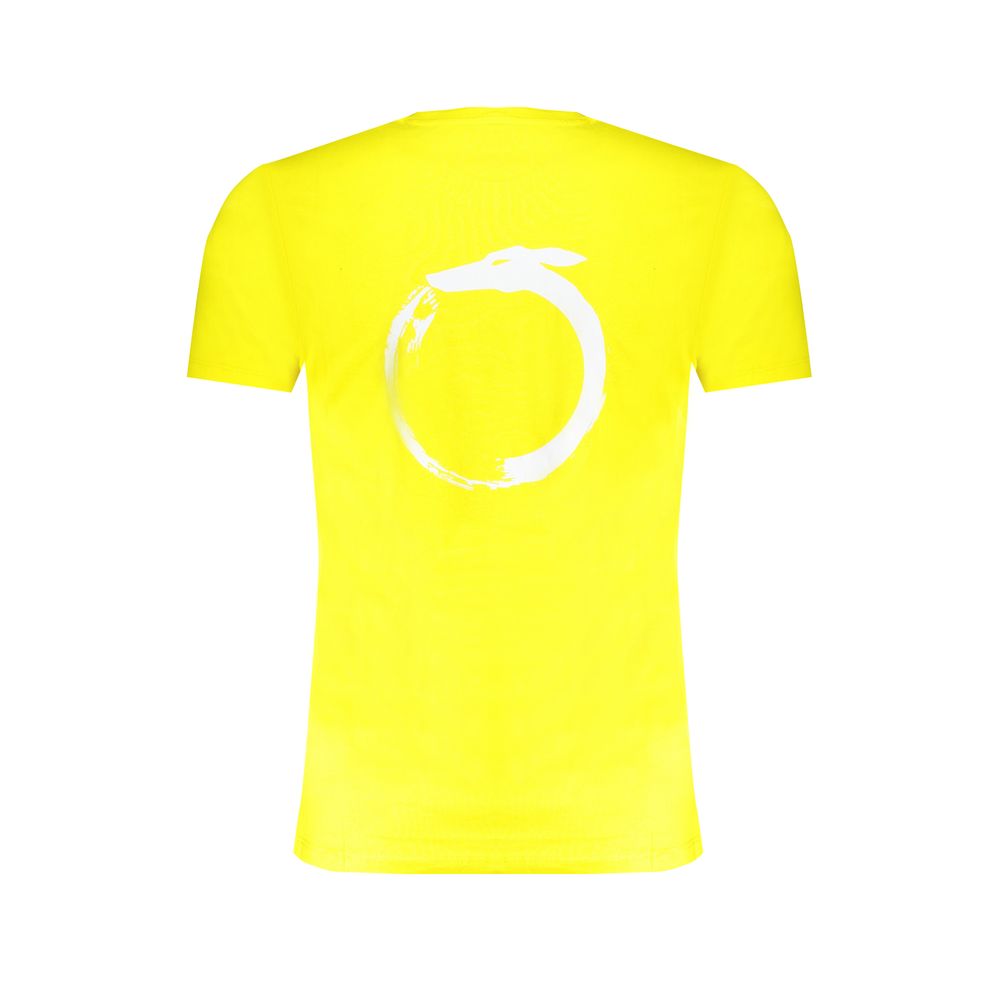 Trussardi Yellow Cotton T-Shirt - Style Meets Comfort